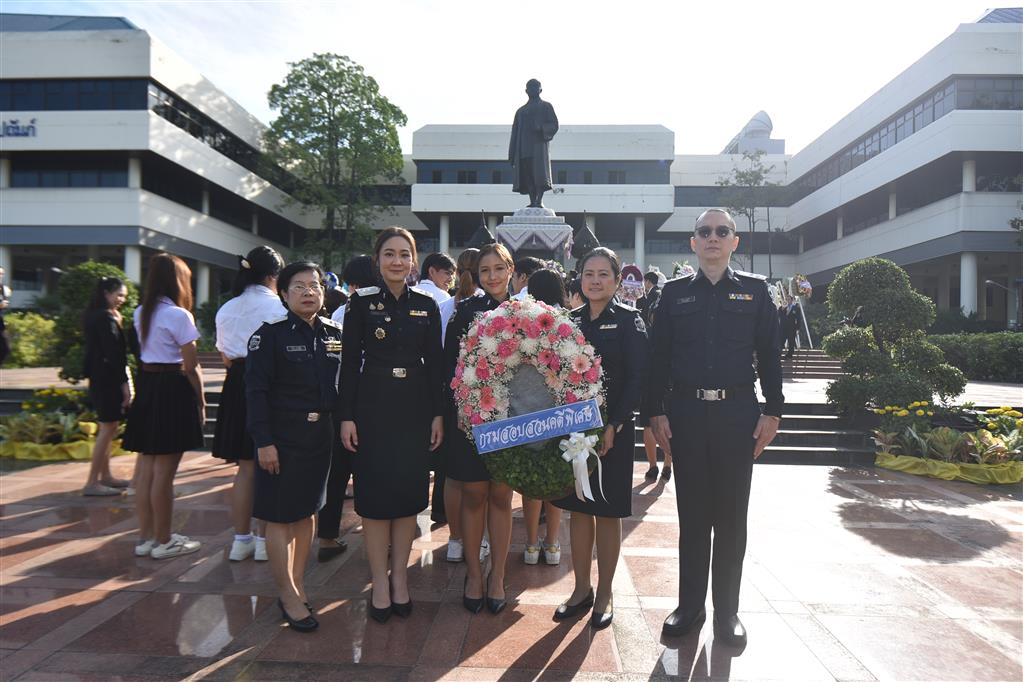 ดีเอสไอ ร่วมพิธีวางพวงมาลา ร.6 ณ เนติบัณฑิตยสภา