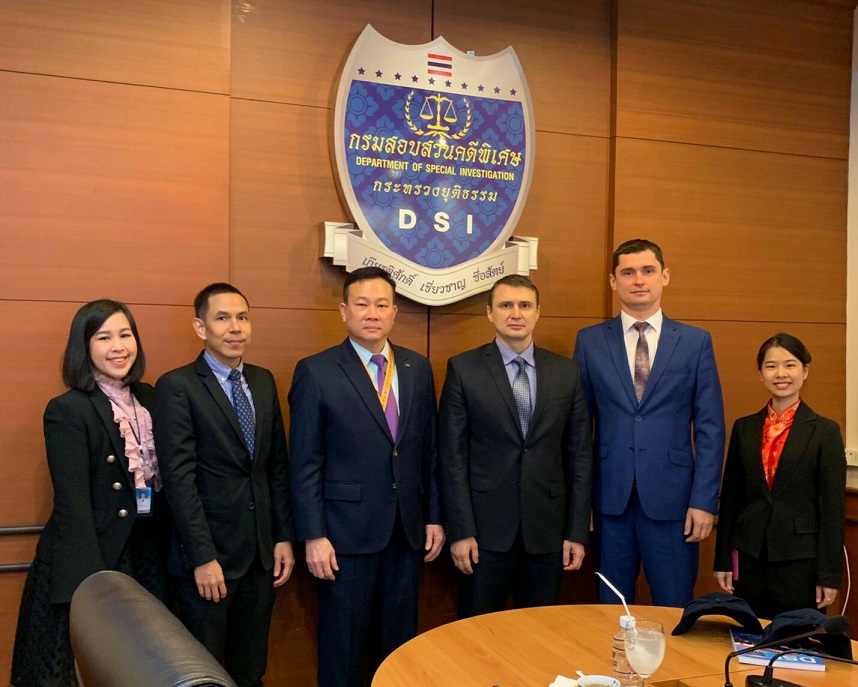 Director of Foreign Affairs and Translational Crime Bureau  welcomed representatives of the Russian Embassy in Thailand