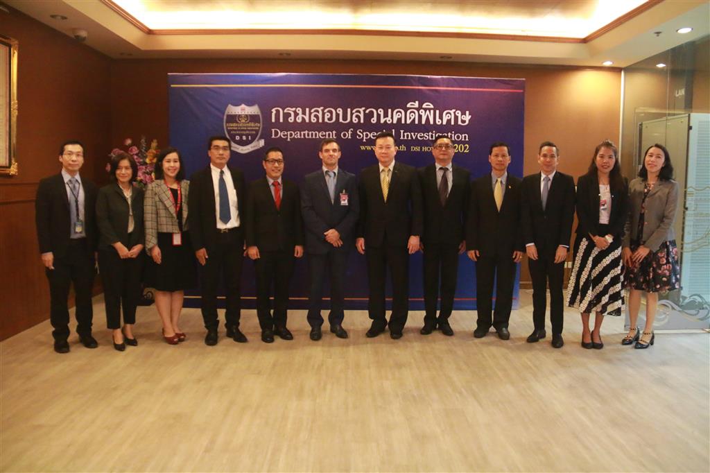 Newly-Posted Police Attaché of French Embassy in Bangkok visited the DSI