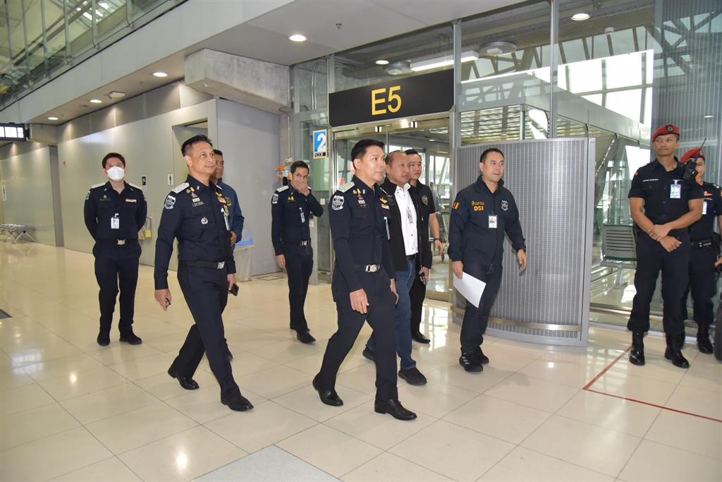 Minister of Justice Follows Up on Progress after DSI Apprehends Mr. Chanin, Executive of STARK Company, Arriving in Thailand Today - Expediting Investigation for Transfer to Public Prosecutor